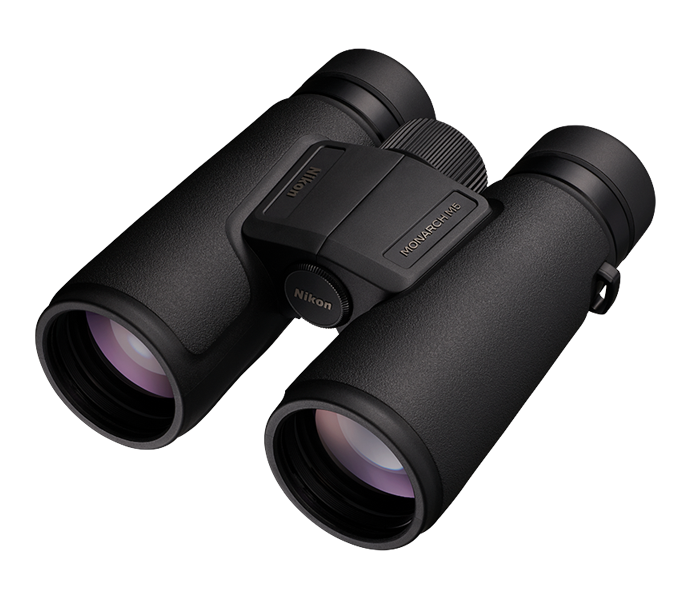 Nikon Monarch M5 8x42 jumelles noires vue trois quarts face