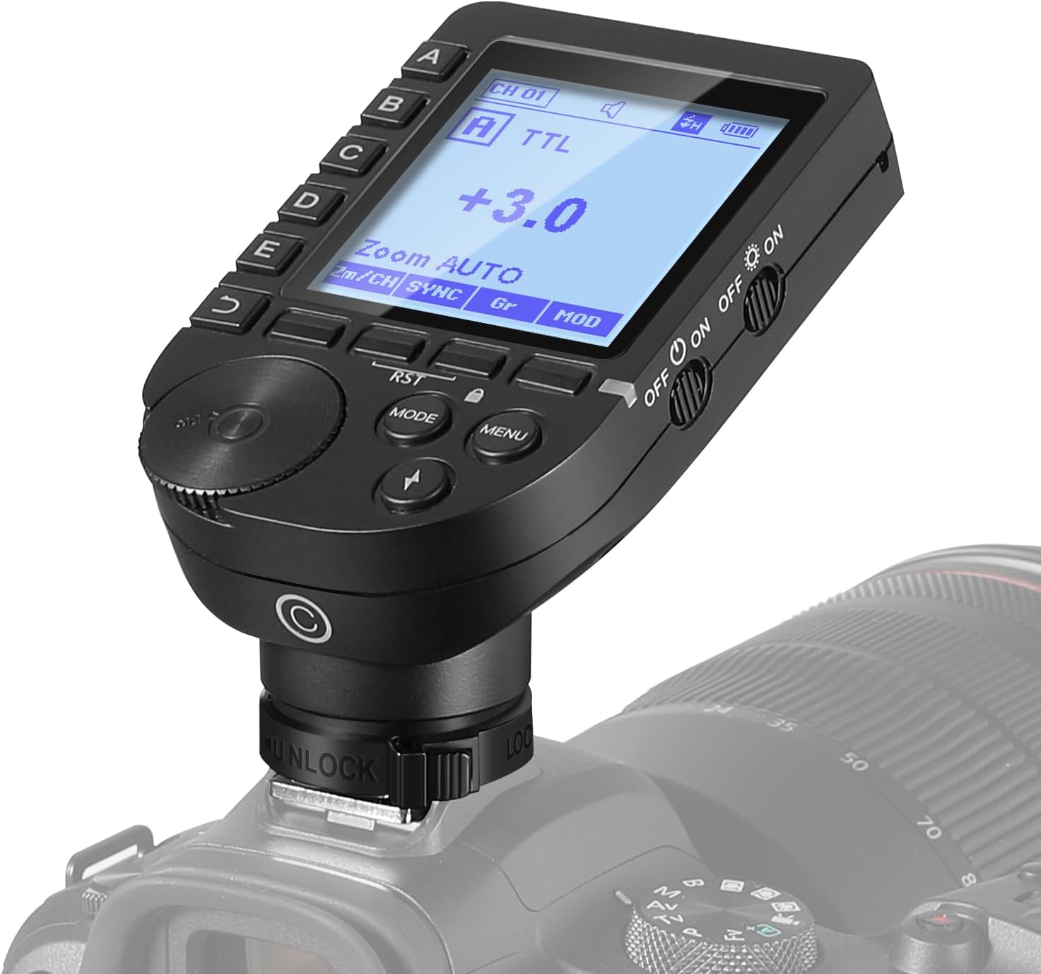 Déclencheur de flash sans fil Neewer QPRO-C pour boîtiers Canon, écran LCD incliné