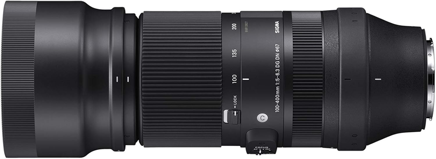 Sigma 100-400mm F5-6.3 DG DN OS Contemporary en monture L-Mount, teleobjectif zoom noir
