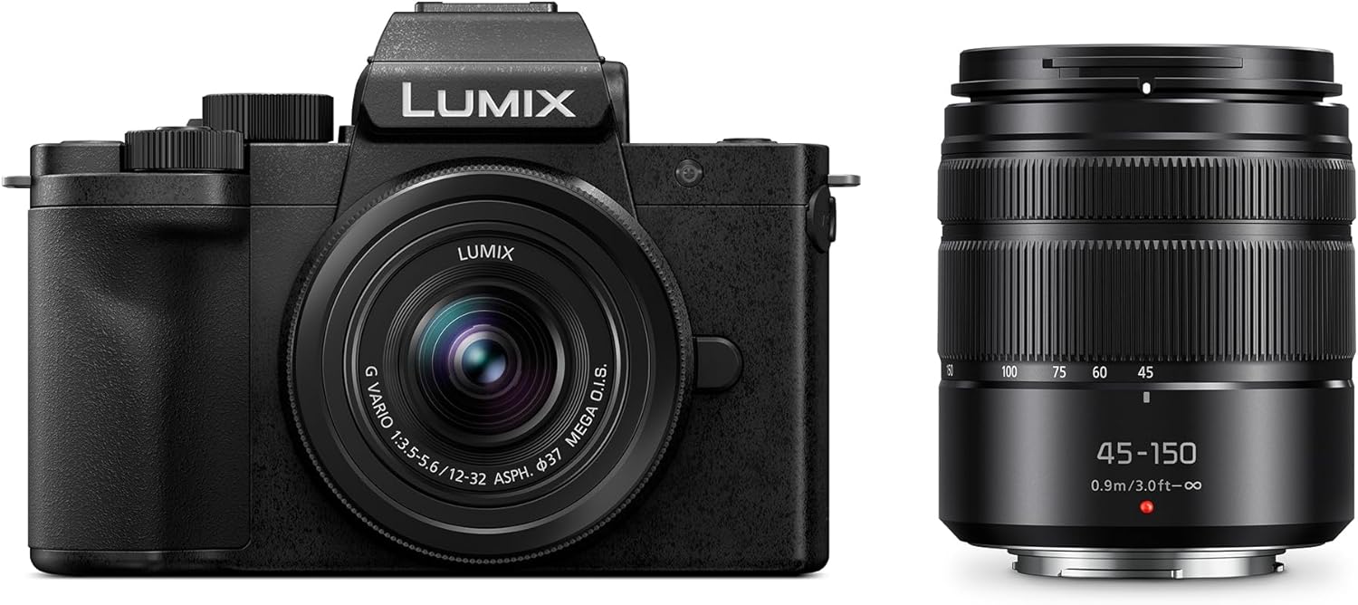 Panasonic Lumix G100D, hybride Micro 4/3 de vlogging avec ecran orientable et objectif 12-32 mm